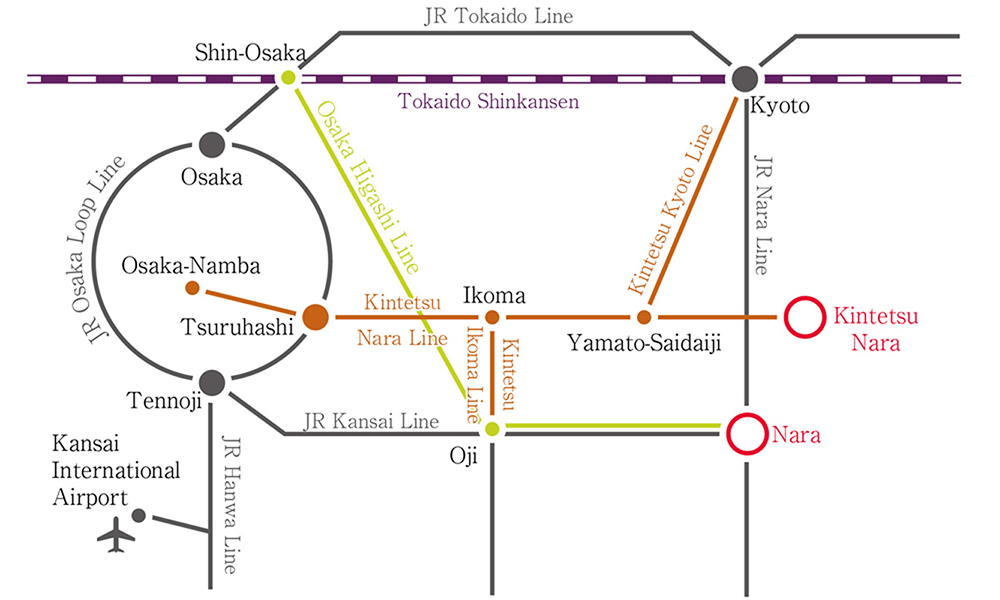 Access map from train