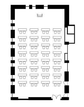 Photo: Banquet hall KONGŌ School Layout