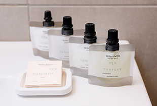 Photo: Shampoo, conditioner, body soap, body lotion (Miller Harris)