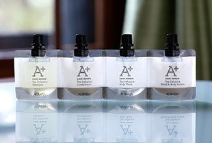 Photo: Shampoo, conditioner, body soap, body lotion (Miller Harris)