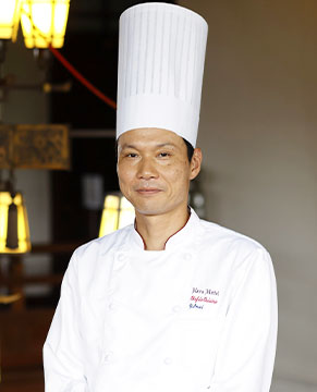 写真：料理長 乾 陽介