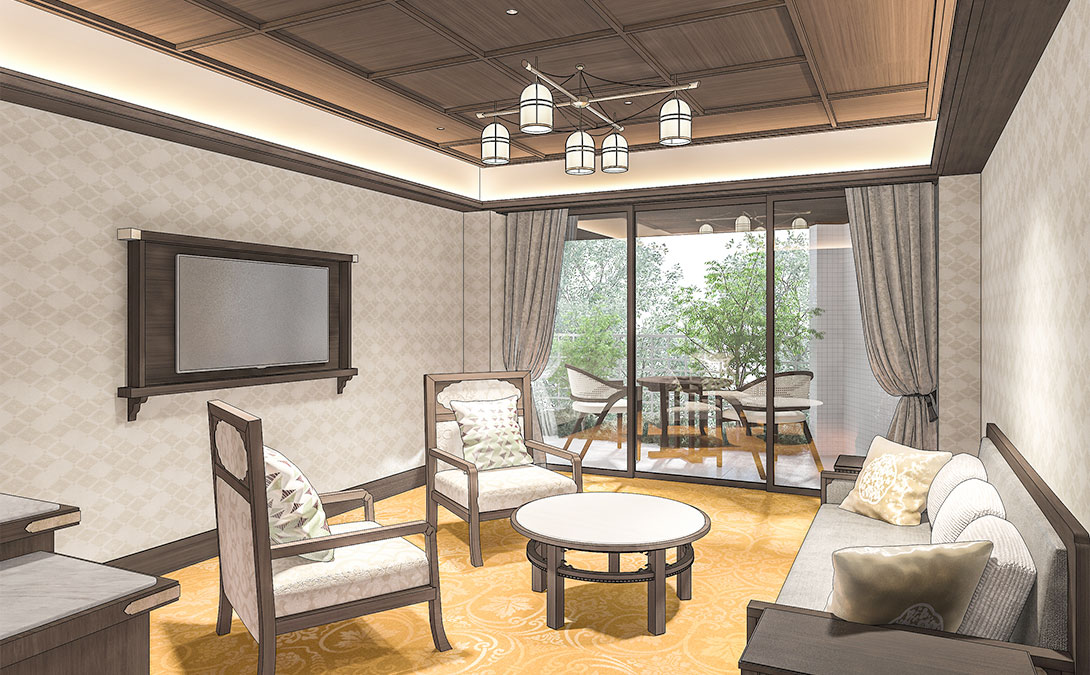 写真：プレミアムテラスツイン