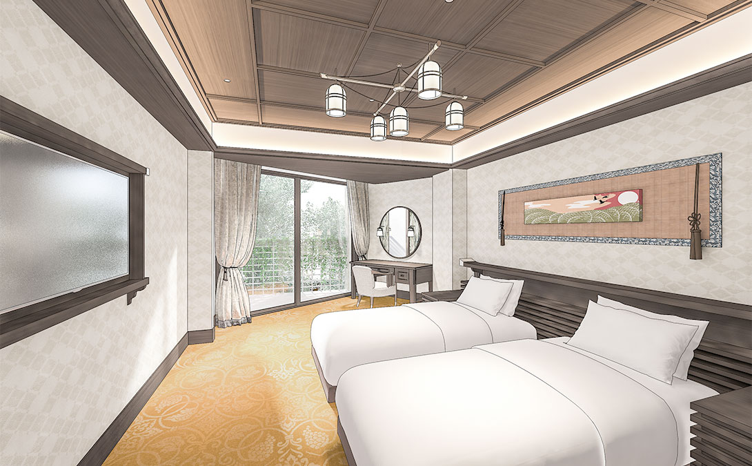 写真：プレミアムテラスツイン