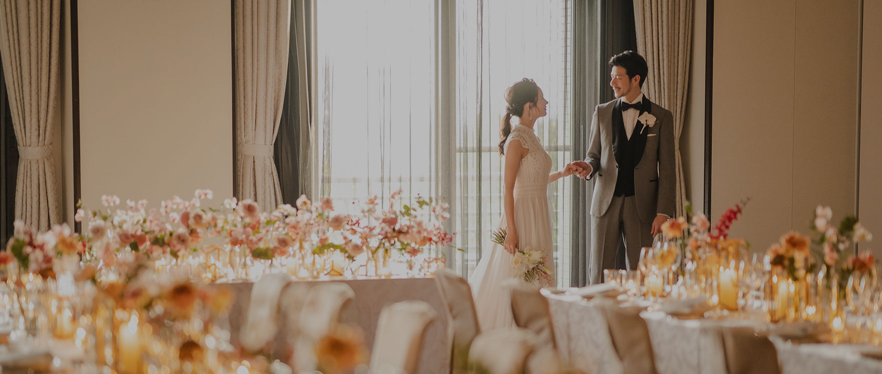 写真：披露宴会場の様子