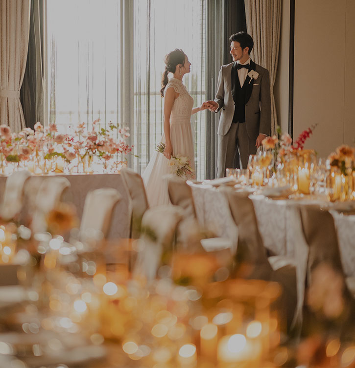 写真：披露宴会場の様子